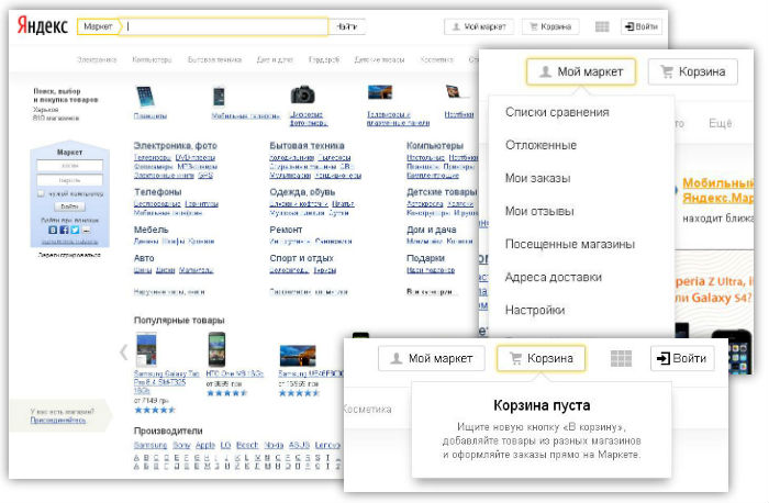 Яндекс.Маркет: почти онлайн-супермаркет